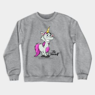 Be Yourself - Unicorn #2    Lt Tees Crewneck Sweatshirt